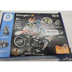 Sillibird Dinosaur Robot Ranger-X RX-R3 646 Pieces Stem‎ Box Complete